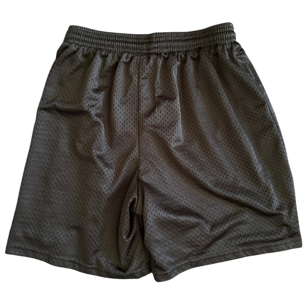 A4 Mesh Shorts Youth Large Black Excellent Athletic Gym Basketball Activewear - Picture 2 of 3